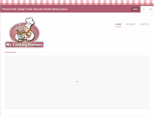 Tablet Screenshot of mycookingformula.com